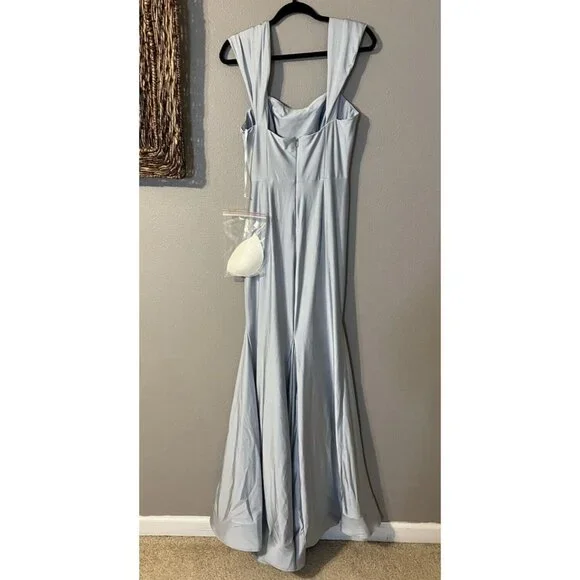 aidan mattox navy blue dress Aidan Mattox Navy Blue Sequin Geometric Mesh Illusion Formal Dress Gow   Queen City Resale